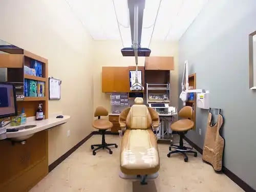 spacious dental operatory