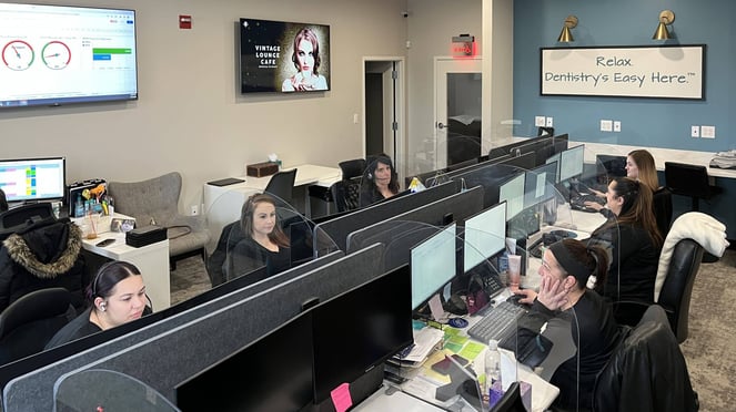 The customer service team at Perfect Smiles