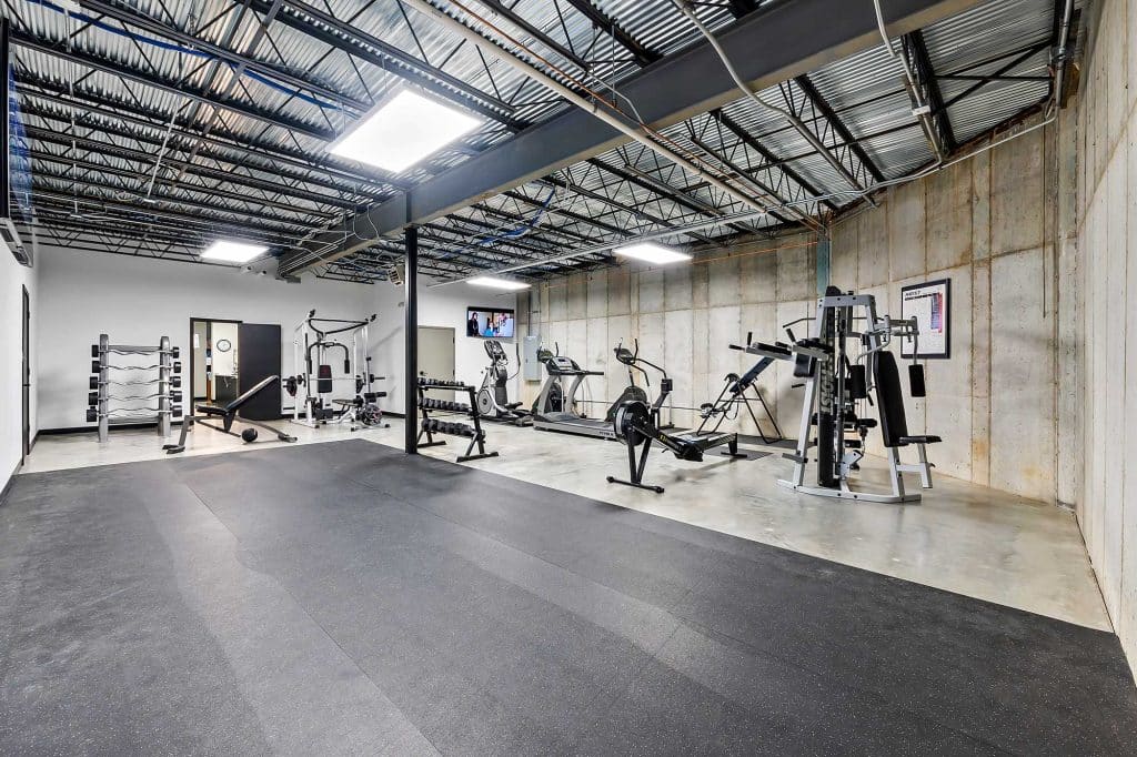 The gym at Bennett Family Dentistry