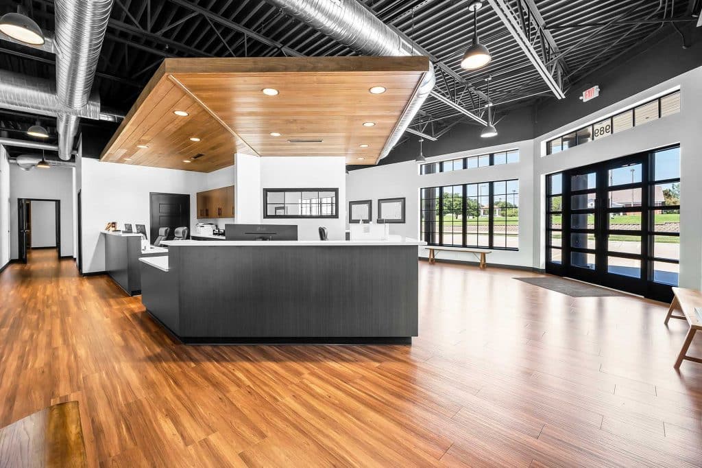 Bennett Family Dentistry reception area