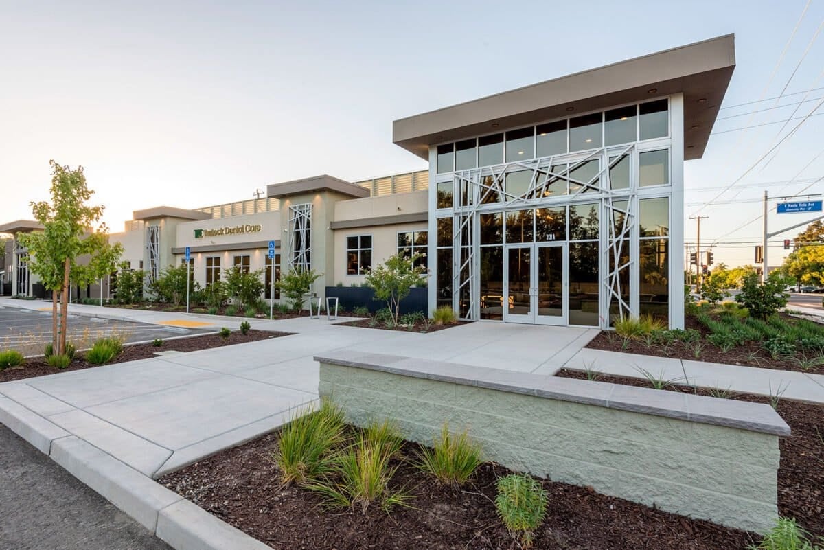 The beautiful exterior of Turlock Dental Care
