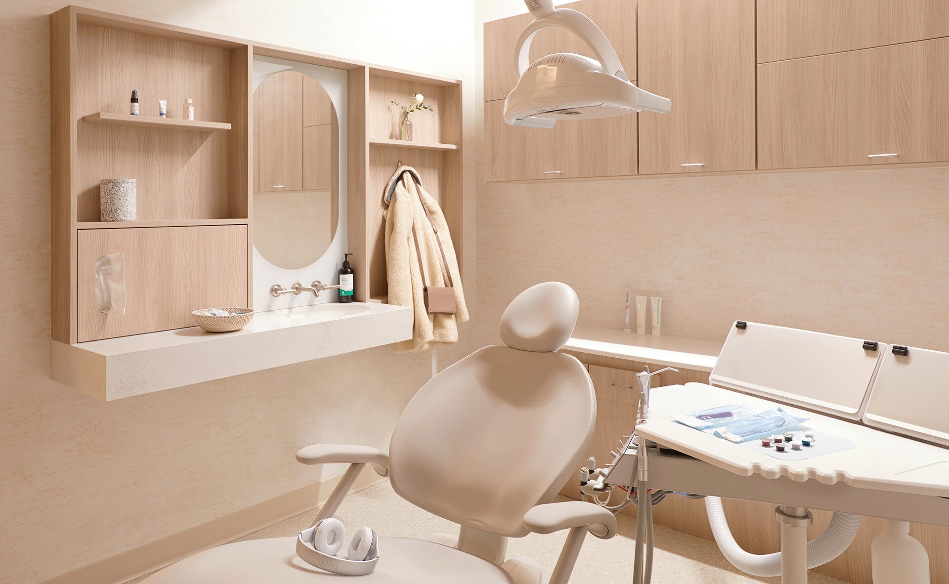 chic dental treatment room