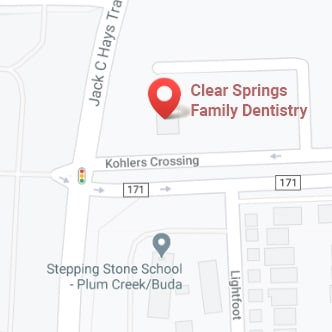 Clear Springs Family Dentistry google map