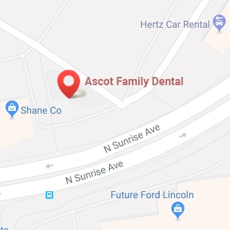 google map image of Ascot Family Dental location